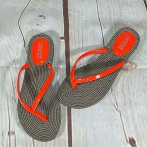 Joe Boxer Sandals Flip Flips Size 7/8 New